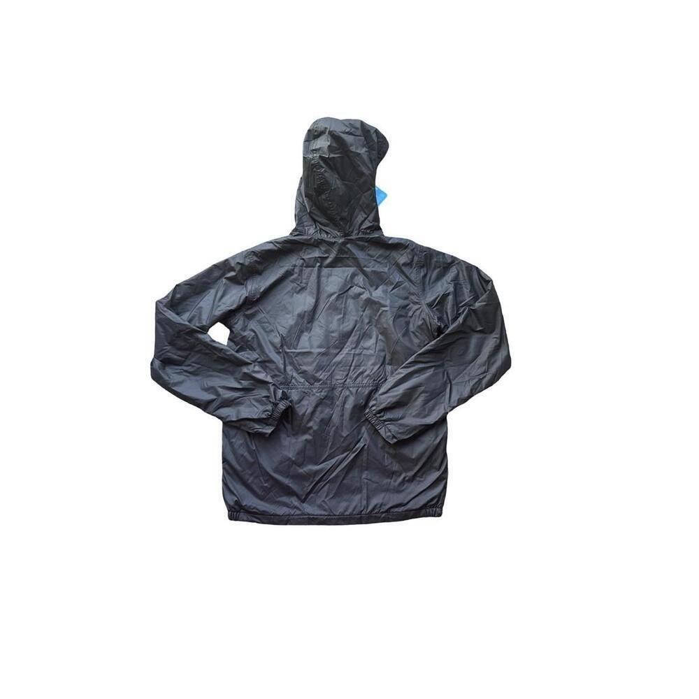 Columbia Windbreaker Girls Size XL Black Pink Jacket Hoodie Pockets Full Zip - Picture 5 of 5